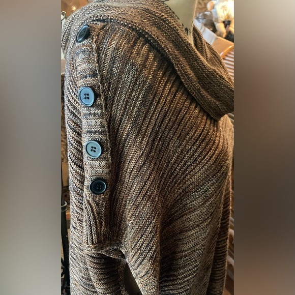 Brown Sleeveless Dress Barn Sweater 2X - Picture 4 of 5